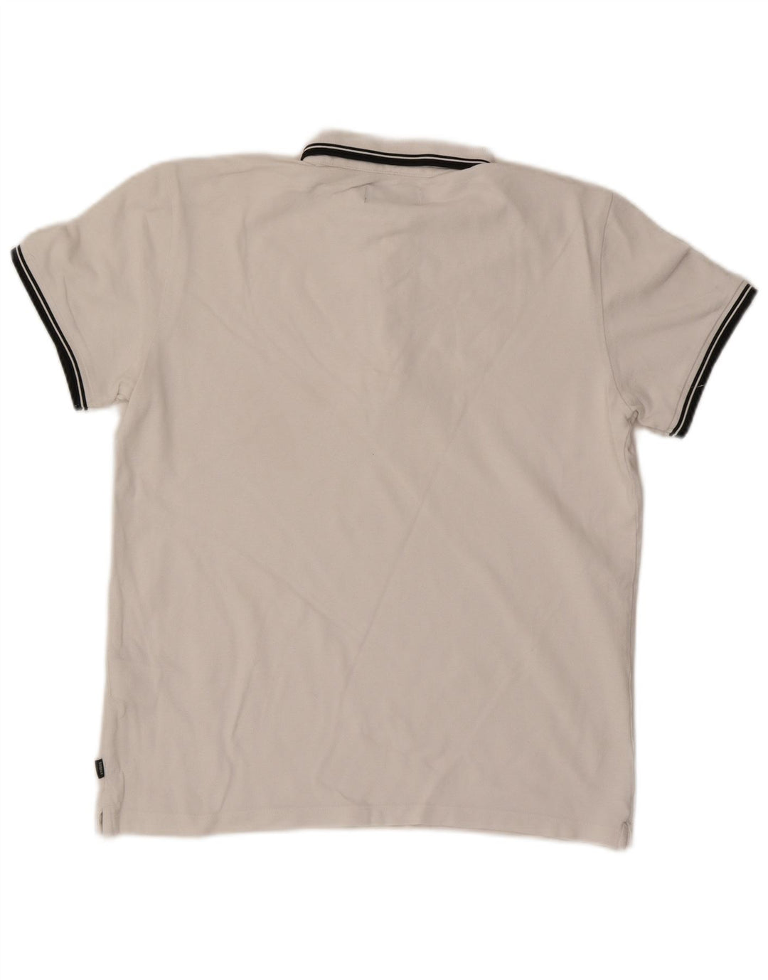 Polo da uomo Superdry grande in cotone bianco