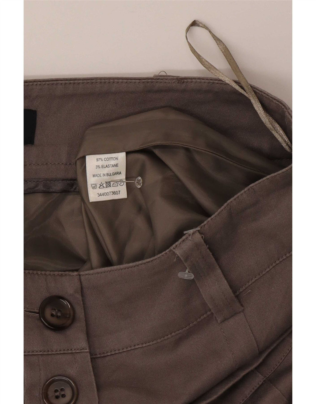 Gonna longuette regolare da donna Oasis US 10 Large W30 in cotone marrone