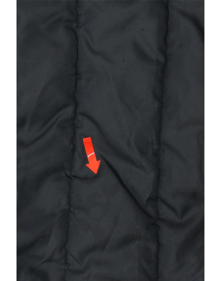 REFRIGIWEAR Mens Padded Jacket UK 38 Medium Black Polyester Vintage Refrigiwear and Second-Hand Refrigiwear from Messina Hembry 
