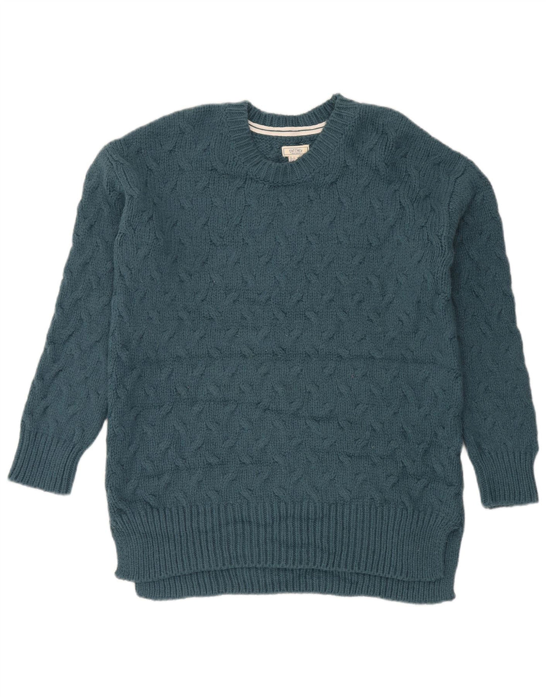 Maglione maglione girocollo da uomo Fat Face UK 12 Acrilico verde medio