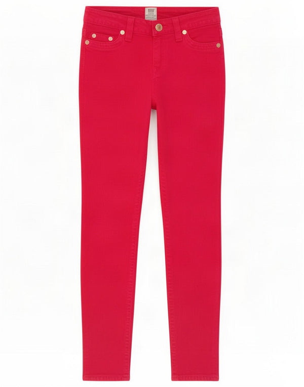 True Religion Womens Skinny Jeans W26 L29 Pink Cotton