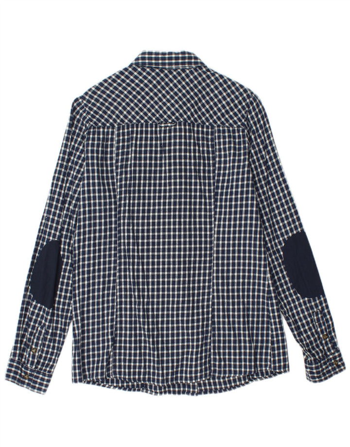 Camicia da donna BRUGI UK 12 Cotone a quadretti blu navy medio