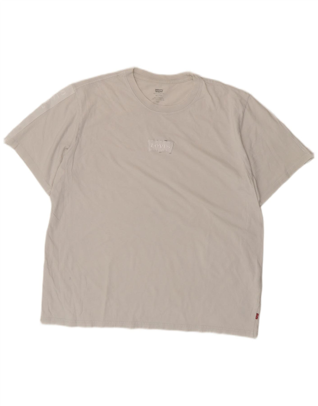T-shirt Levi's da uomo dalla vestibilità rilassata, grande, in cotone bianco