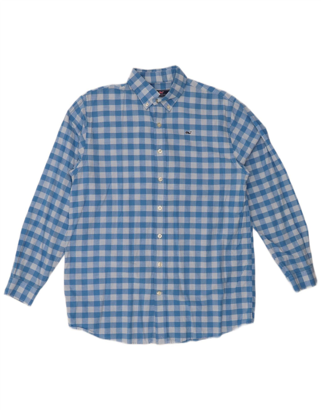 Camicia da ragazzo Vineyard Vines 15-16 anni XL in cotone a quadretti blu