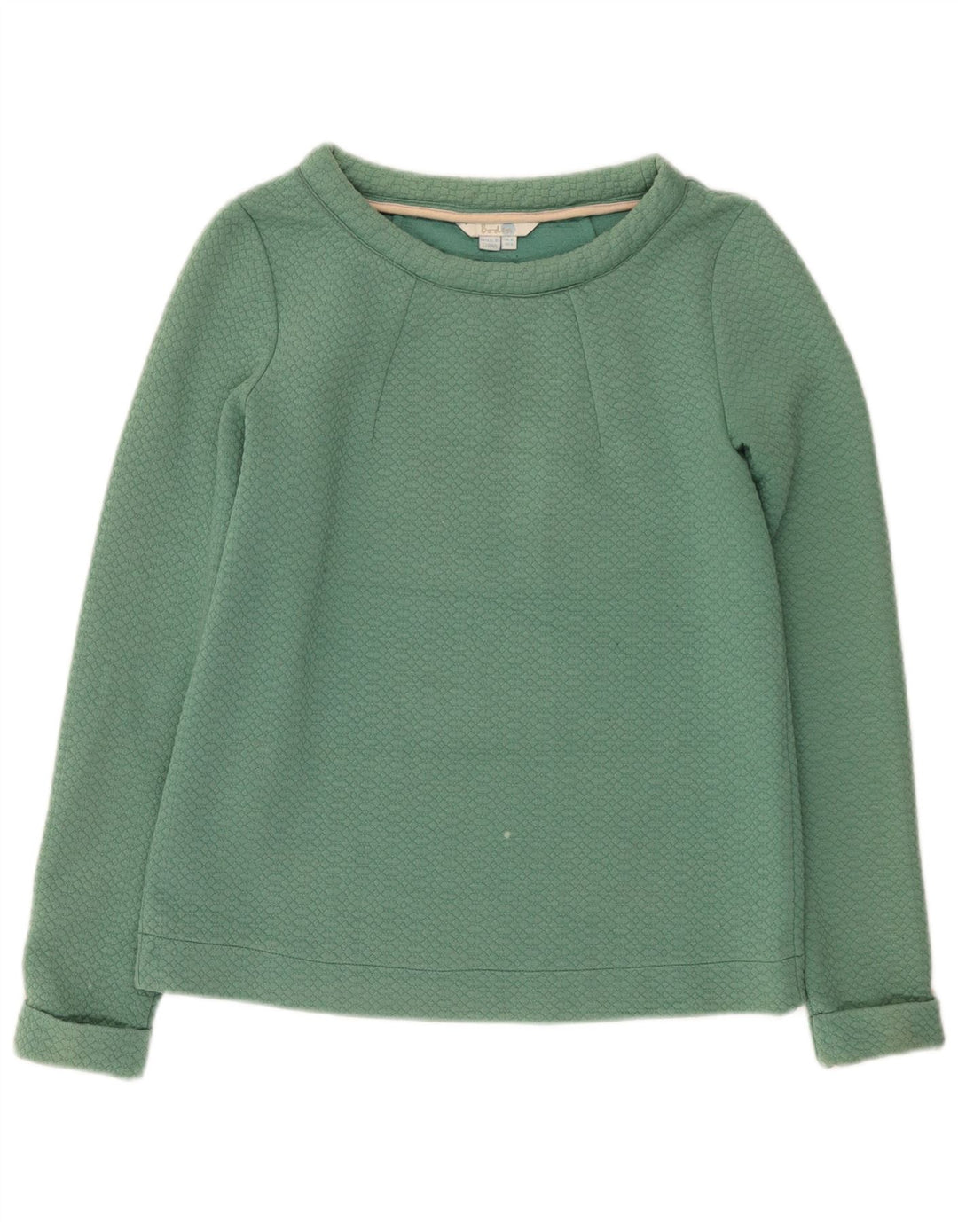 Boden Felpa da donna Maglione UK 10 Small Verde Poliestere