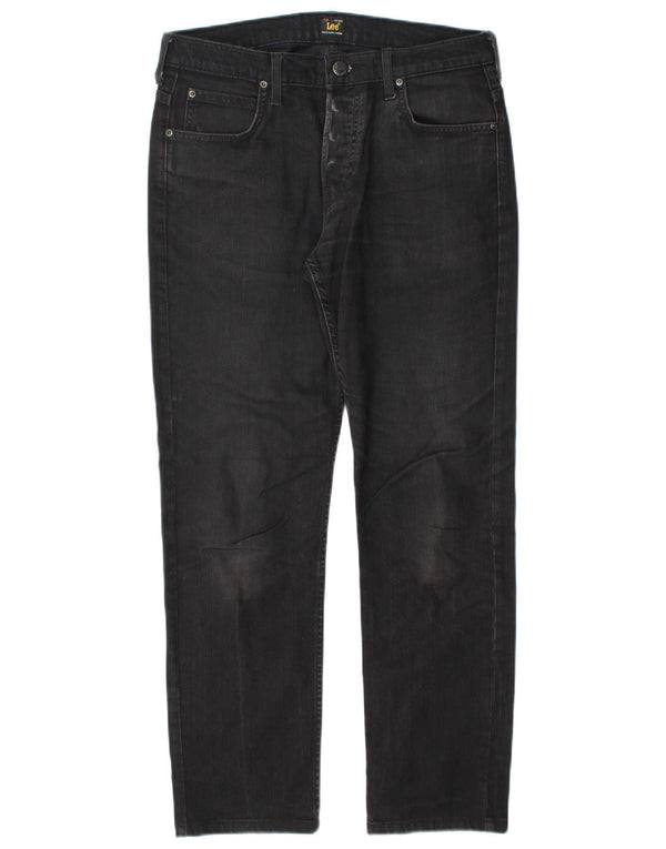 Jeans LEE Powell Slim da uomo W32 L30 in cotone nero