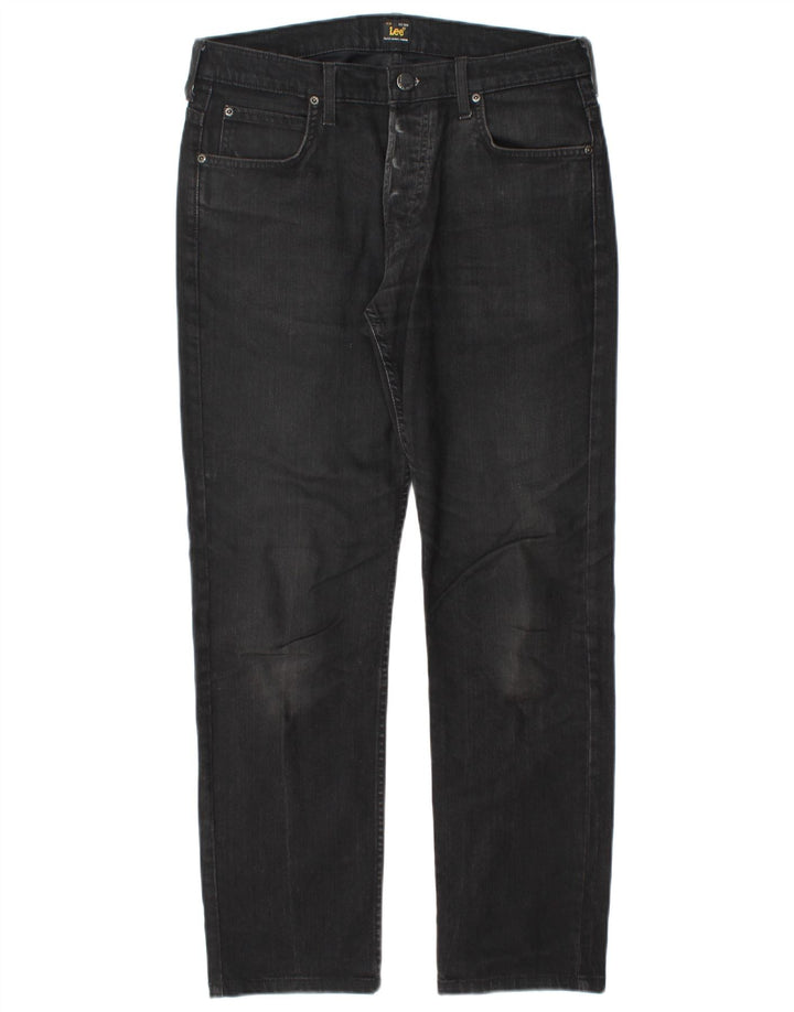 Jeans LEE Powell Slim da uomo W32 L30 in cotone nero