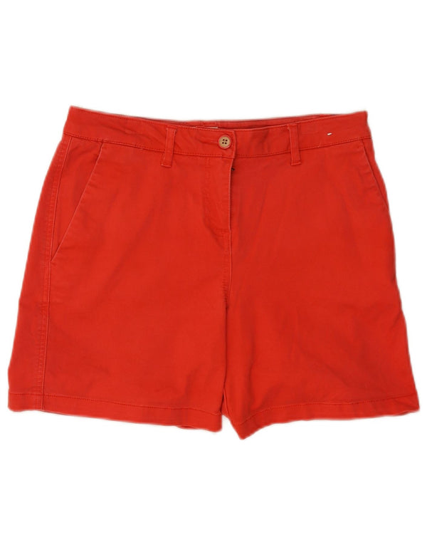 Pantaloncini chino da donna Joules UK 10 piccoli W30 cotone rosso