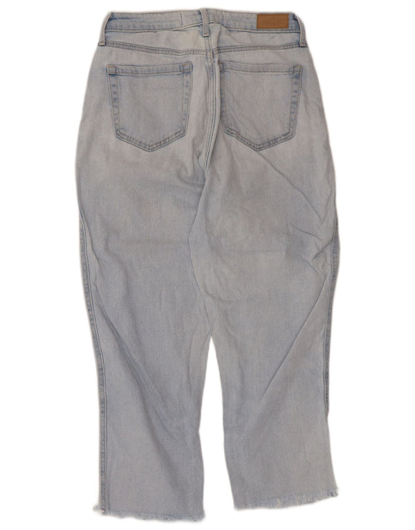 Jeans Hollister Mom a vita alta curvy affusolati da donna US 7 medi W28 L27 Blu