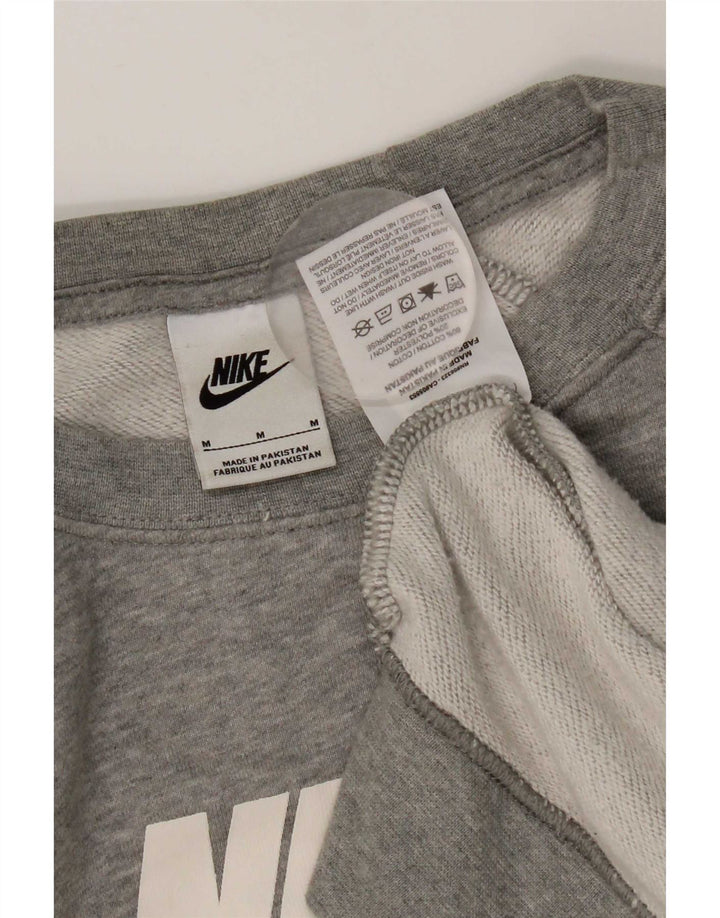Felpa grafica da donna Nike Felpa UK 14 Cotone grigio medio