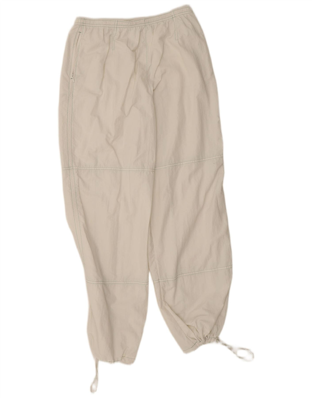 Pantaloni casual da jogging da donna Zara piccoli W26 L28 bianchi in poliammide