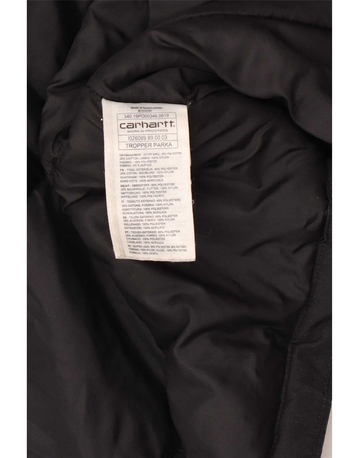 Giacca Parka con cappuccio Tropper da uomo Carhartt UK 34 XS Poliestere nero