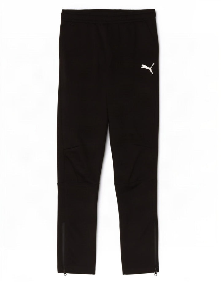 Pantaloni della tuta da ragazzo Puma 9-10 anni in poliestere nero