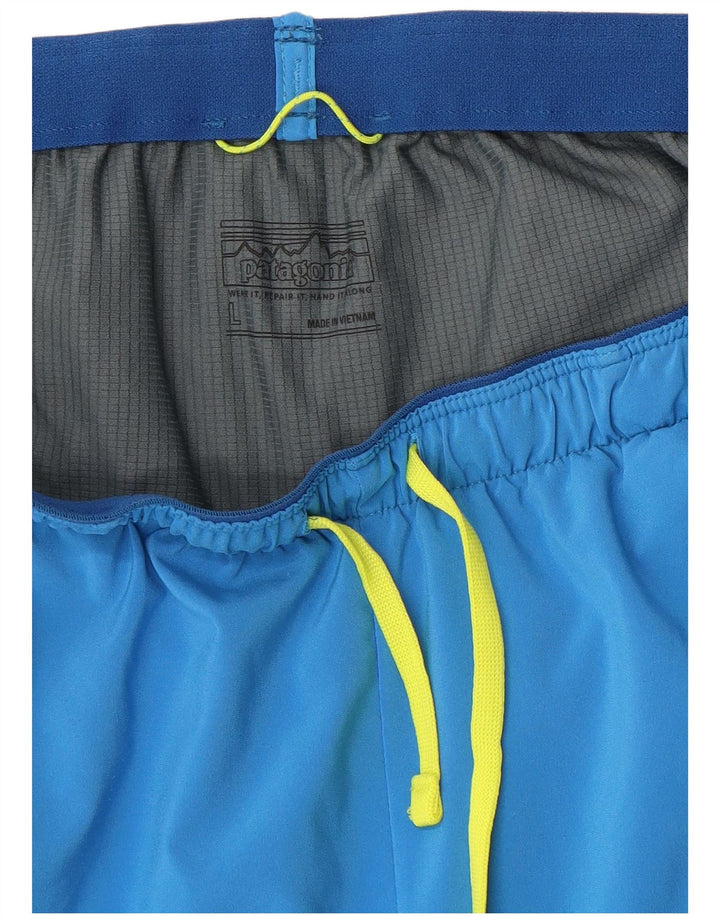 Pantaloncini sportivi da uomo Patagonia grandi blu