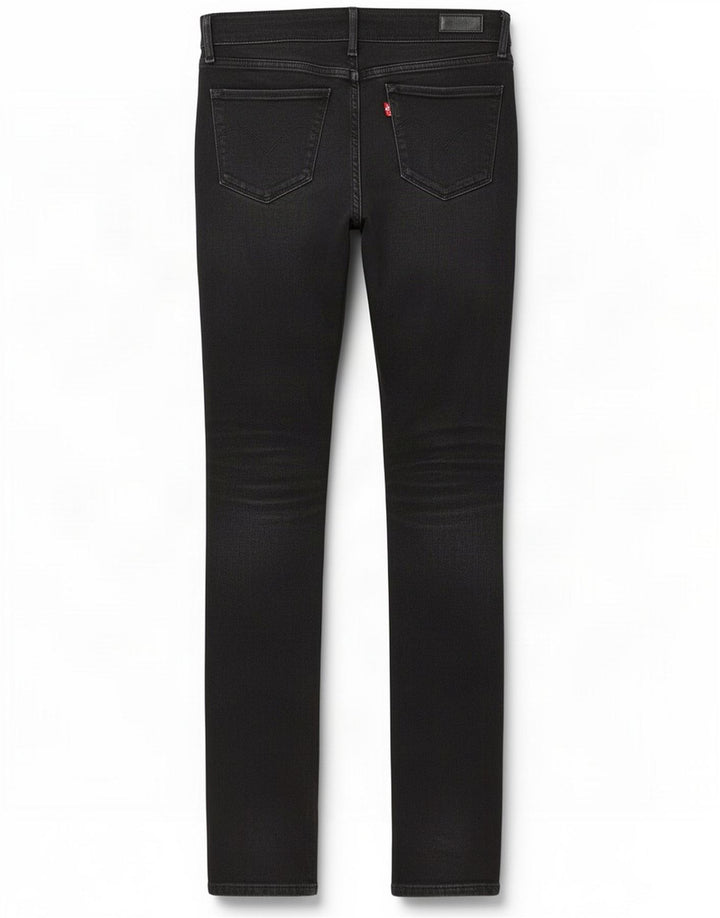 Jeans slim da donna Levi's W28 L34 cotone nero