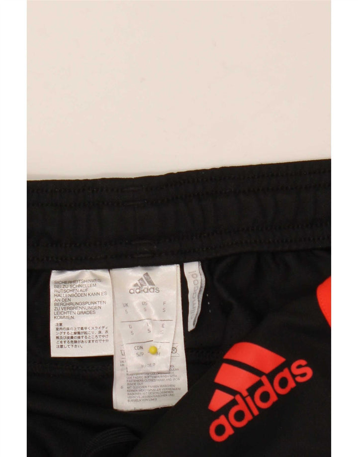 Pantaloni da tuta Adidas Climacool da uomo piccoli in poliestere nero