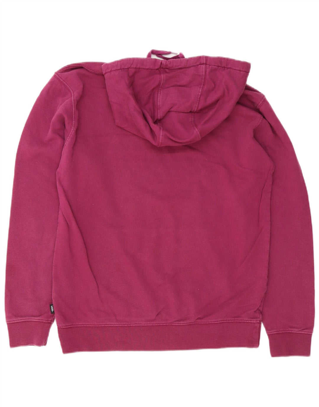 Felpa con cappuccio da uomo Vans in cotone bordeaux medio