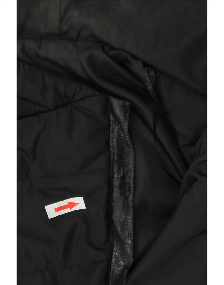 Giacca imbottita con cappuccio da donna Pinko UK 10 piccola poliestere nero