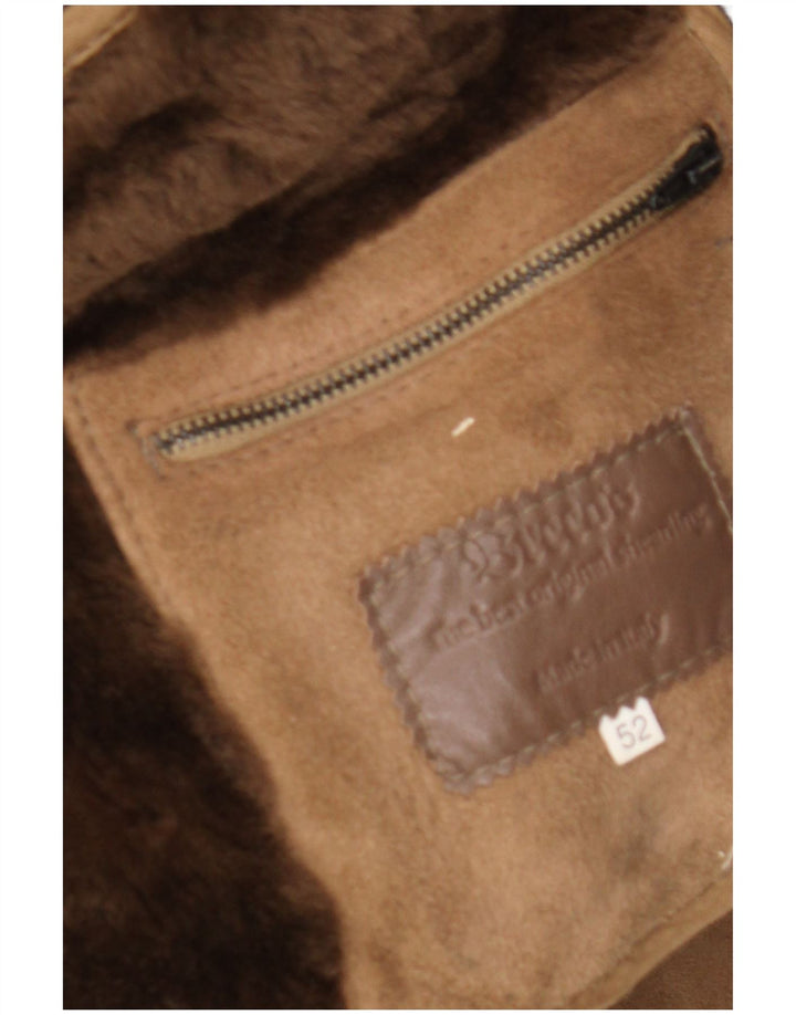Soprabito in shearling da uomo Breco IT 52 XL Shearling beige