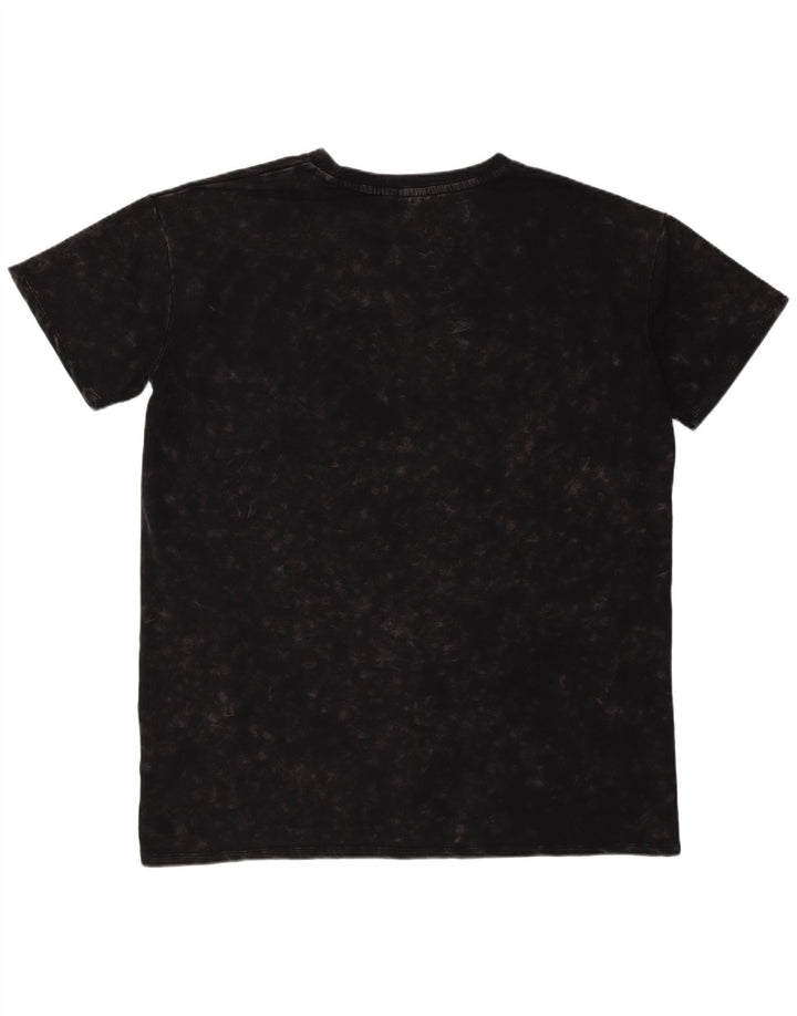 T-shirt da uomo Fila Top 2XL in cotone tie-dye nero