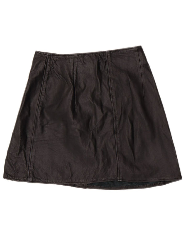 Gonna In Pelle Avvolgente Donna Conbipel IT 44 Media W32 Pelle Nera