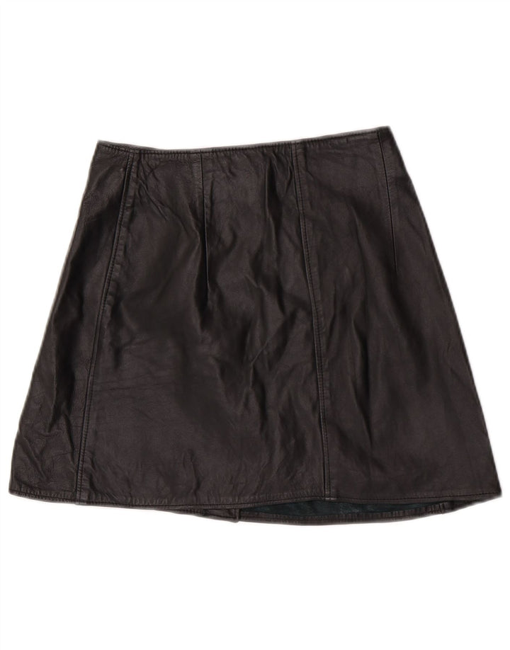 Gonna In Pelle Avvolgente Donna Conbipel IT 44 Media W32 Pelle Nera