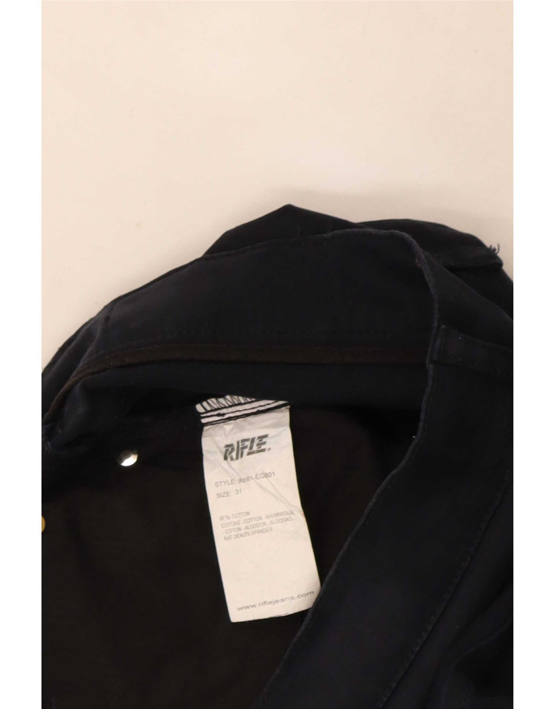Jeans slim da uomo Rifle W31 L30 in cotone blu navy