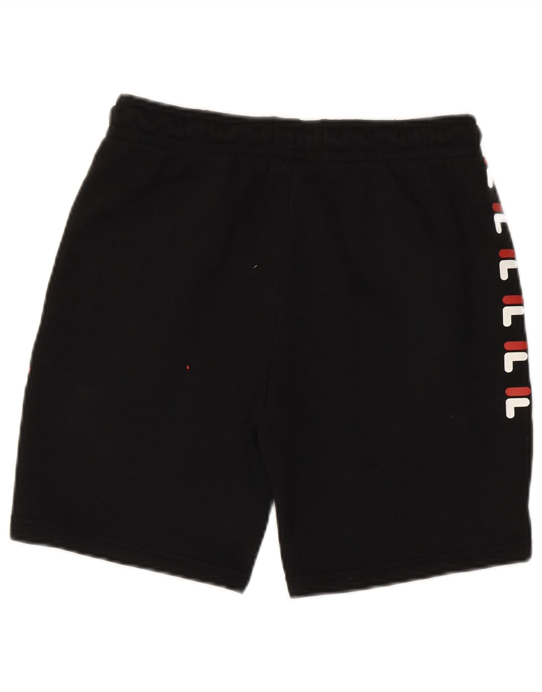 Pantaloncini sportivi grafici da ragazzo Fila 13-14 anni in poliestere nero