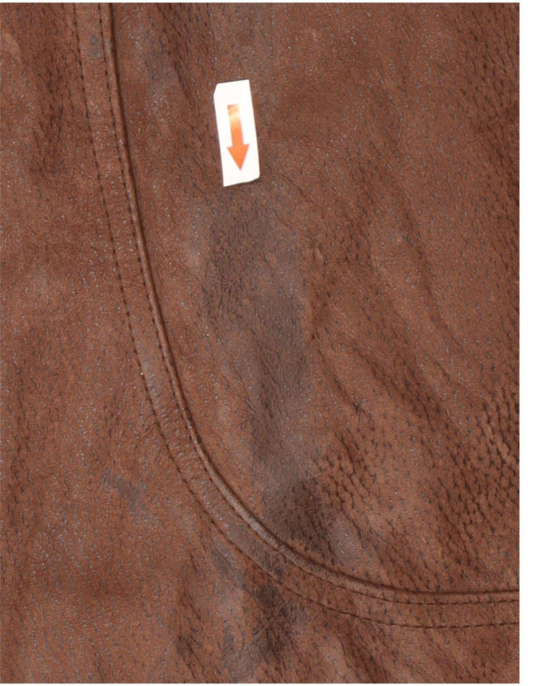 Gilet in pelle da uomo Allison Wingate EU 50 Large Marrone Classico