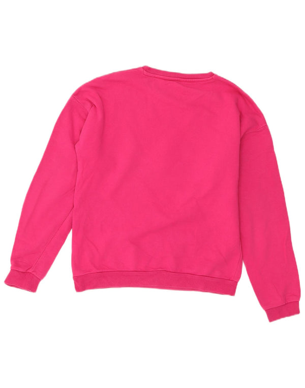 Felpa con grafica Guess per ragazze 13-14 anni in cotone rosa