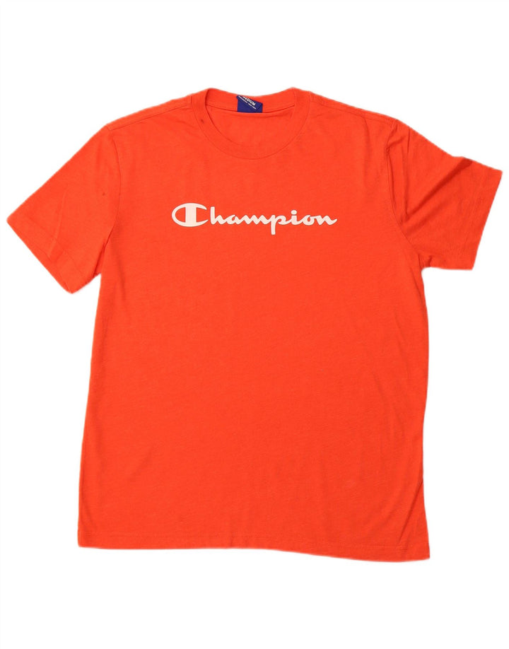 T-shirt grafica da uomo CHAMPION Top arancione medio