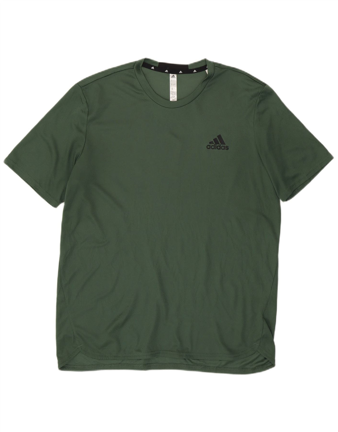 T-shirt Adidas Aeroready da uomo in poliestere verde medio