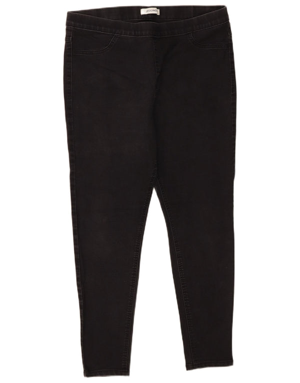 Jeans Jeggings da donna Marks & Spencer UK 16 Large W34 L25 Cotone nero
