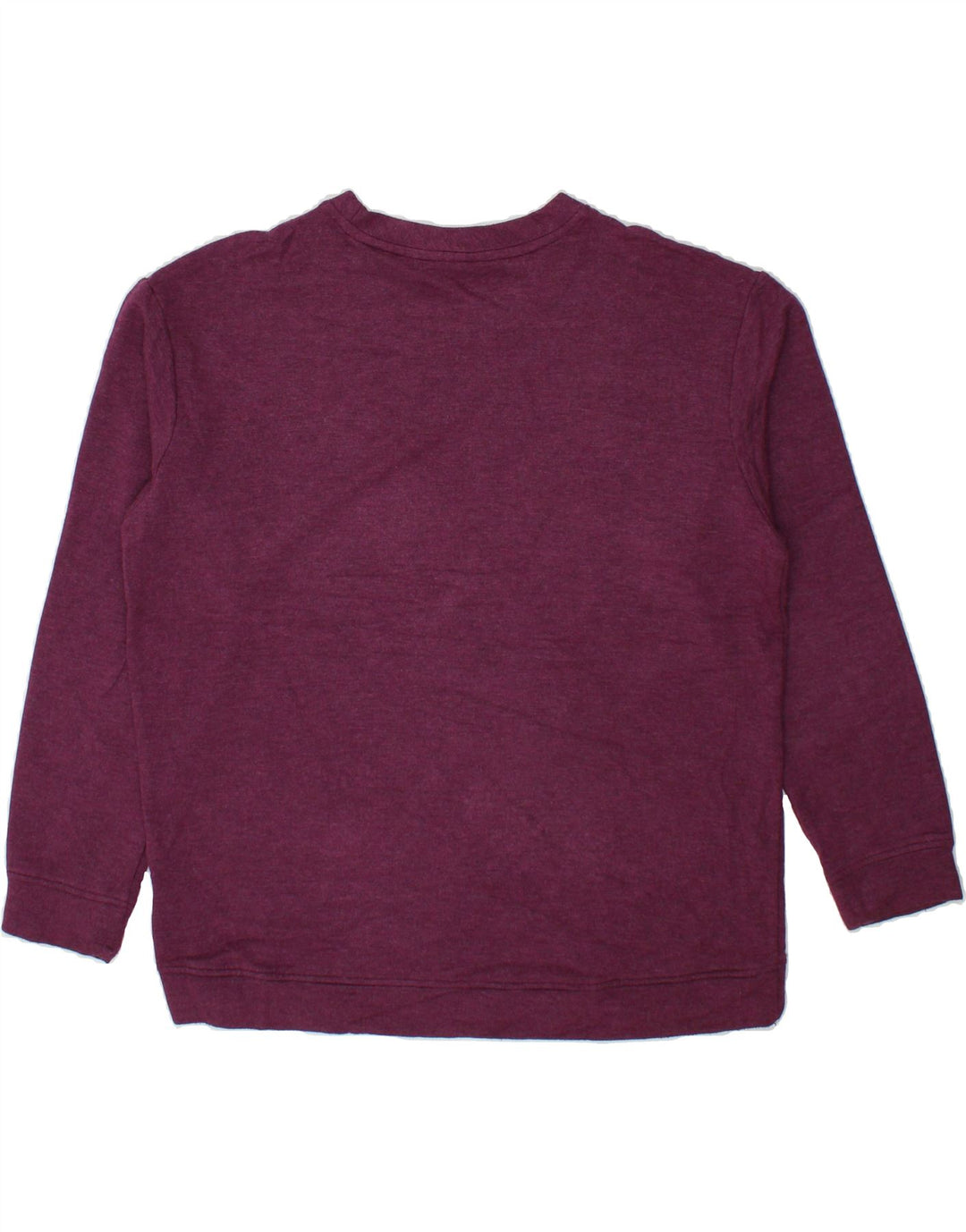 ORVIS Womens Oversized Sweatshirt Jumper UK 14 Medium Maroon Modal Vintage Orvis and Second-Hand Orvis from Messina Hembry 