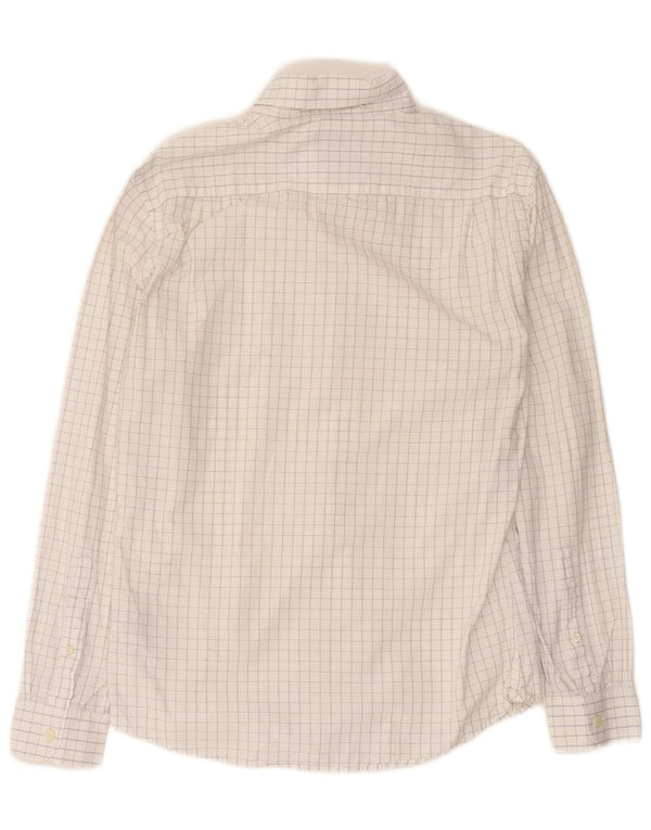Camicia da uomo Dockers in cotone a quadri bianco sporco medio