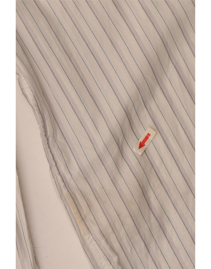 Camicia da uomo Hugo Boss a righe bianche medie