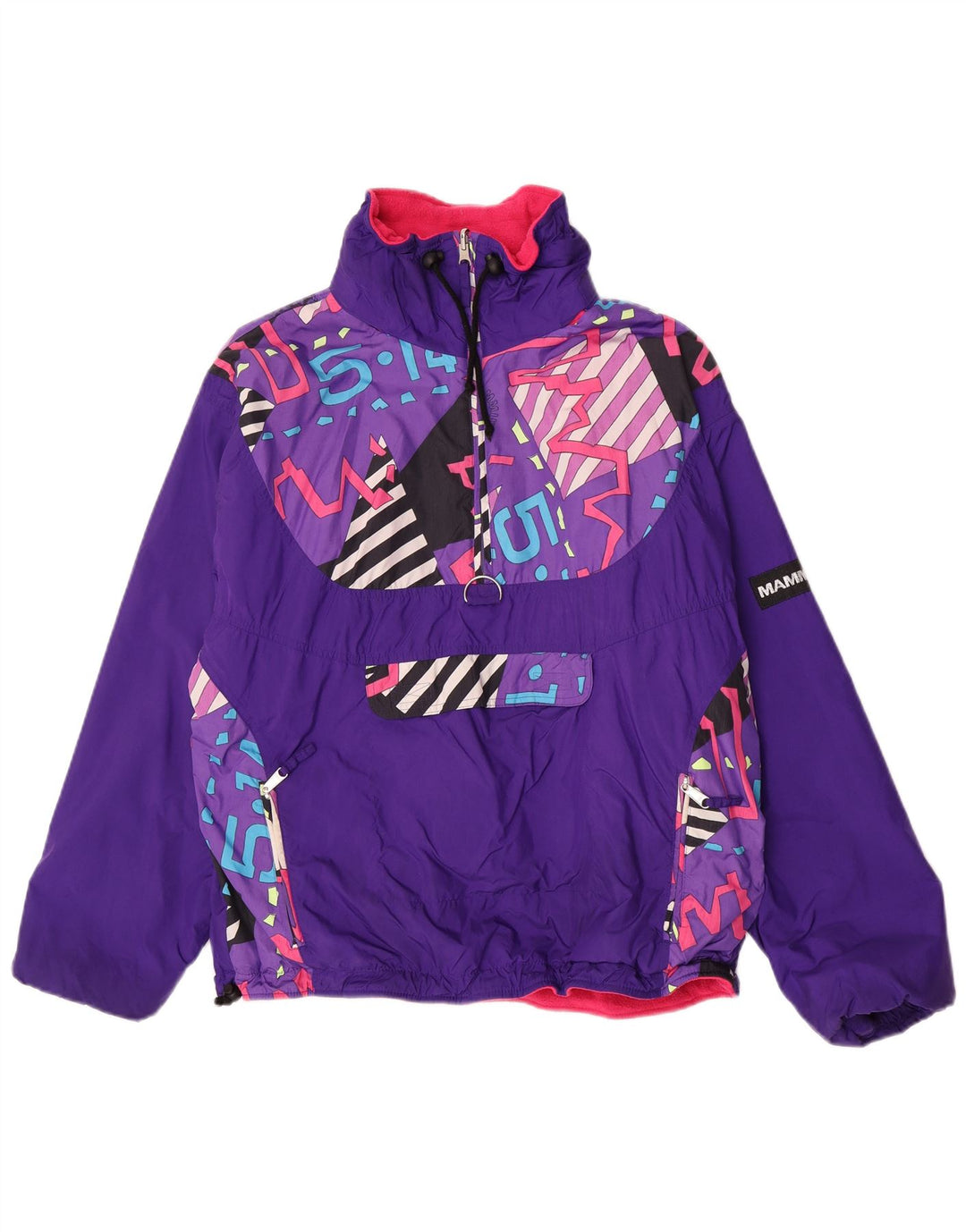 Giacca anorak grafica da uomo Mammut UK 40 L multicolore geometrica