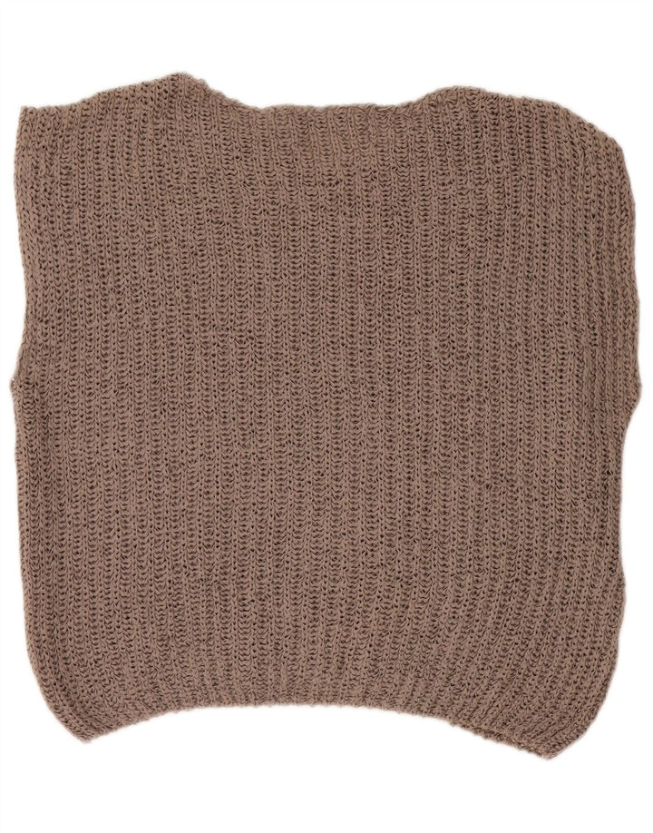Canotta oversize da donna Zara UK 10 piccola Beige