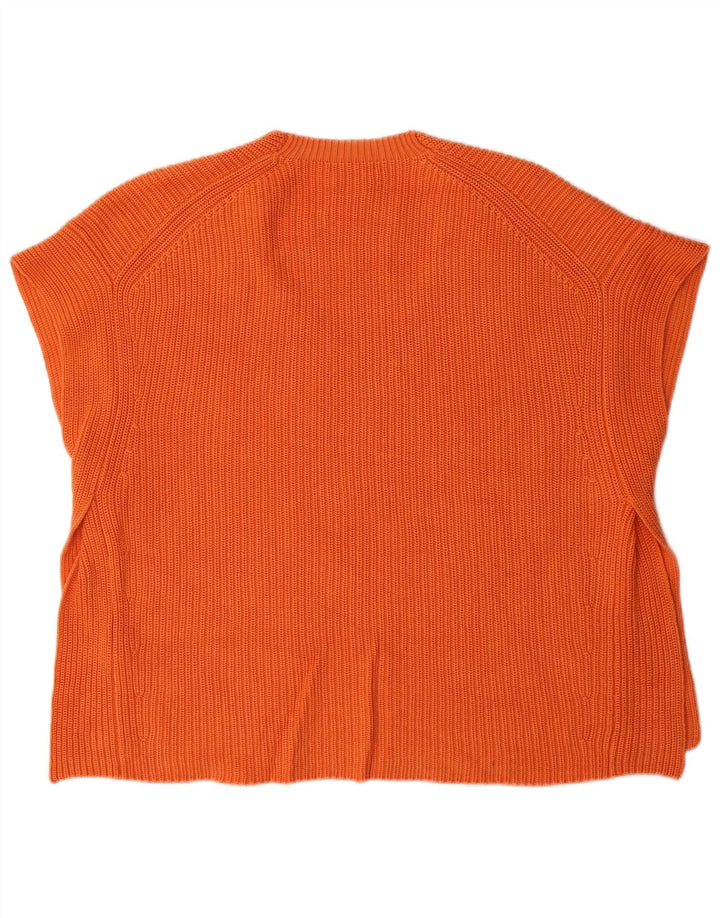 Canotta oversize da donna Massimo Dutti UK 14 Cotone arancione medio