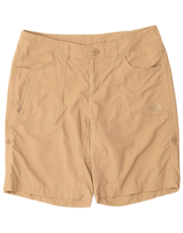 Pantaloncini cargo a vita alta da donna The North Face US 10 Large W30 Nylon beige
