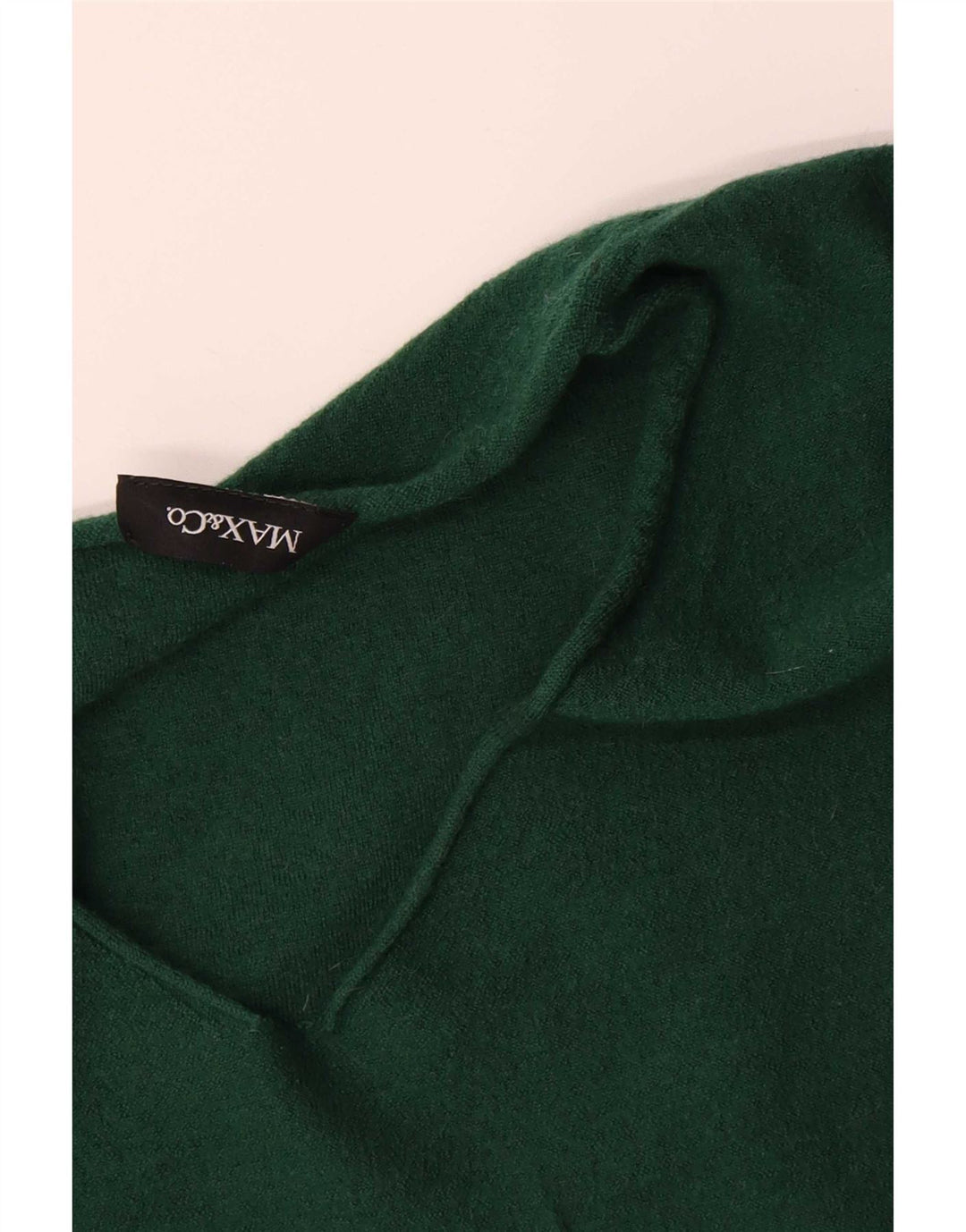 Maglione maglione con scollo a V da donna Max & Co. UK 10 piccolo verde