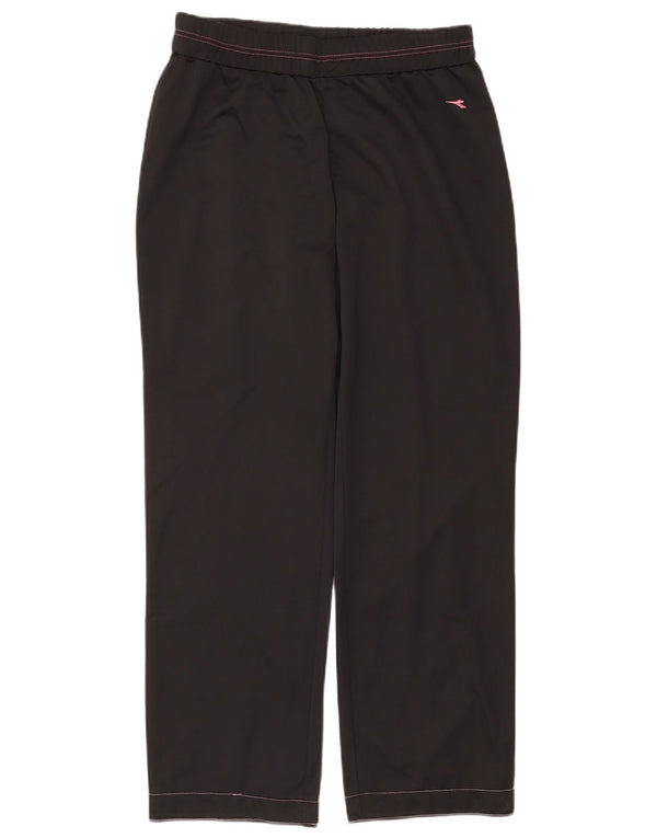 Pantaloni da tuta da donna Diadora UK 16 Large Nero Poliestere Sport