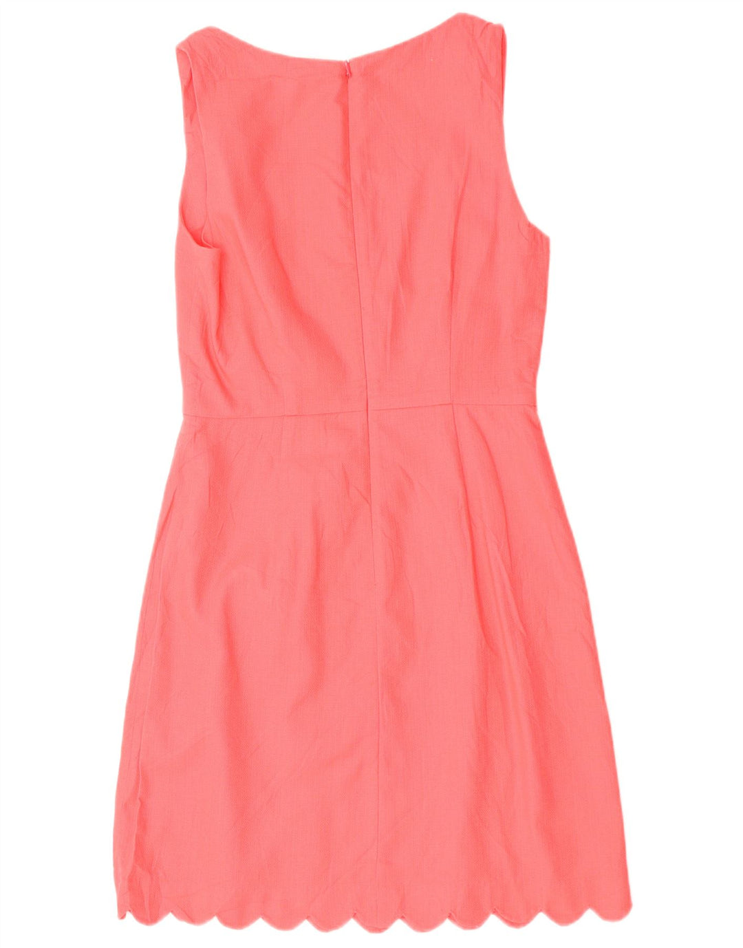 J. CREW Abito da donna senza maniche a trapezio US 6 cotone rosa medio