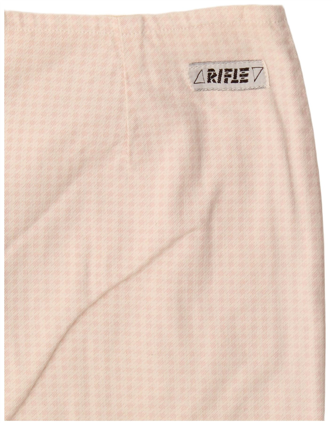 Pantaloni Capri affusolati da donna Rifle W30 L22 pied de poule rosa