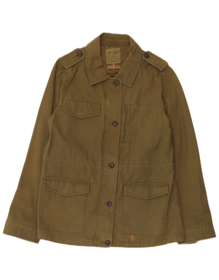Giacca militare da donna Fat Face UK 12 Cotone kaki medio