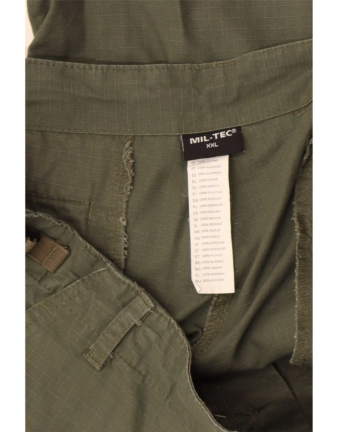 Pantaloncini cargo da uomo Mil-Tec 2XL W42 cotone kaki