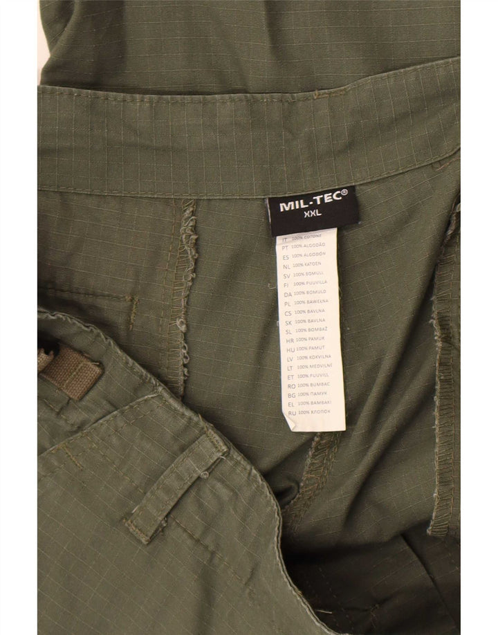 Pantaloncini cargo da uomo Mil-Tec 2XL W42 cotone kaki