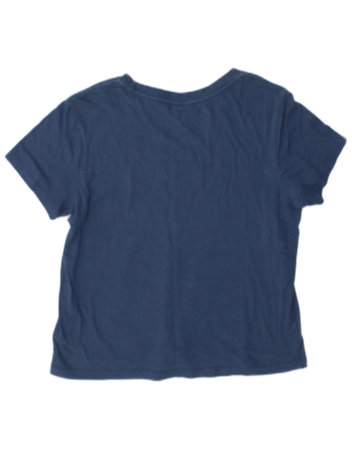 T-shirt grafica da donna Vans Top UK 14 cotone blu navy medio