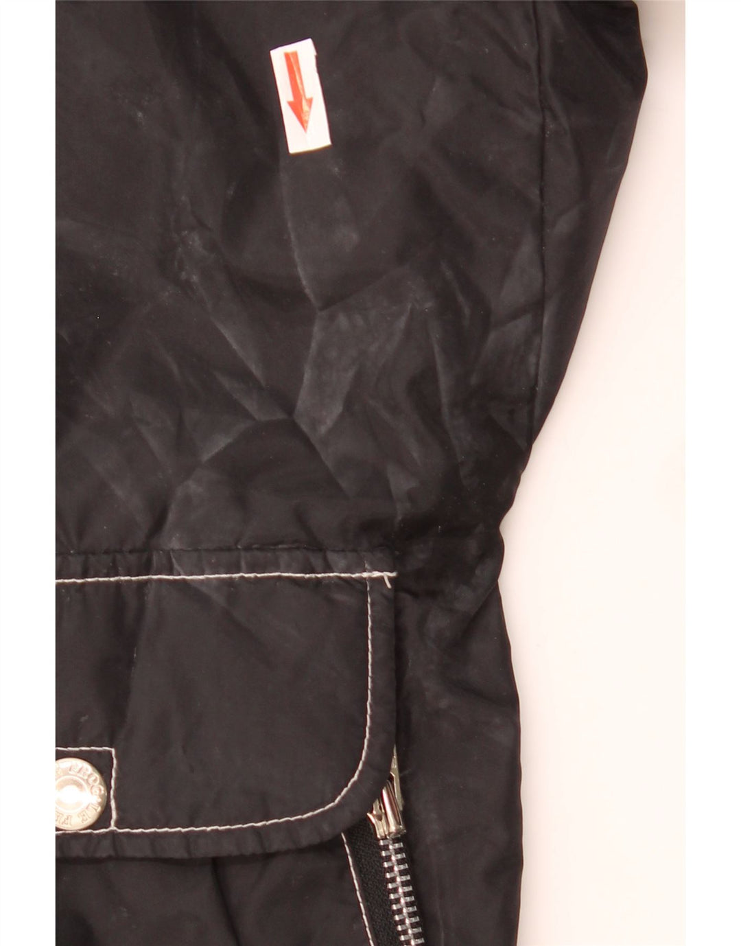 Giacca a vento con cappuccio da uomo Le Frog UK 42 XL nera poliammide