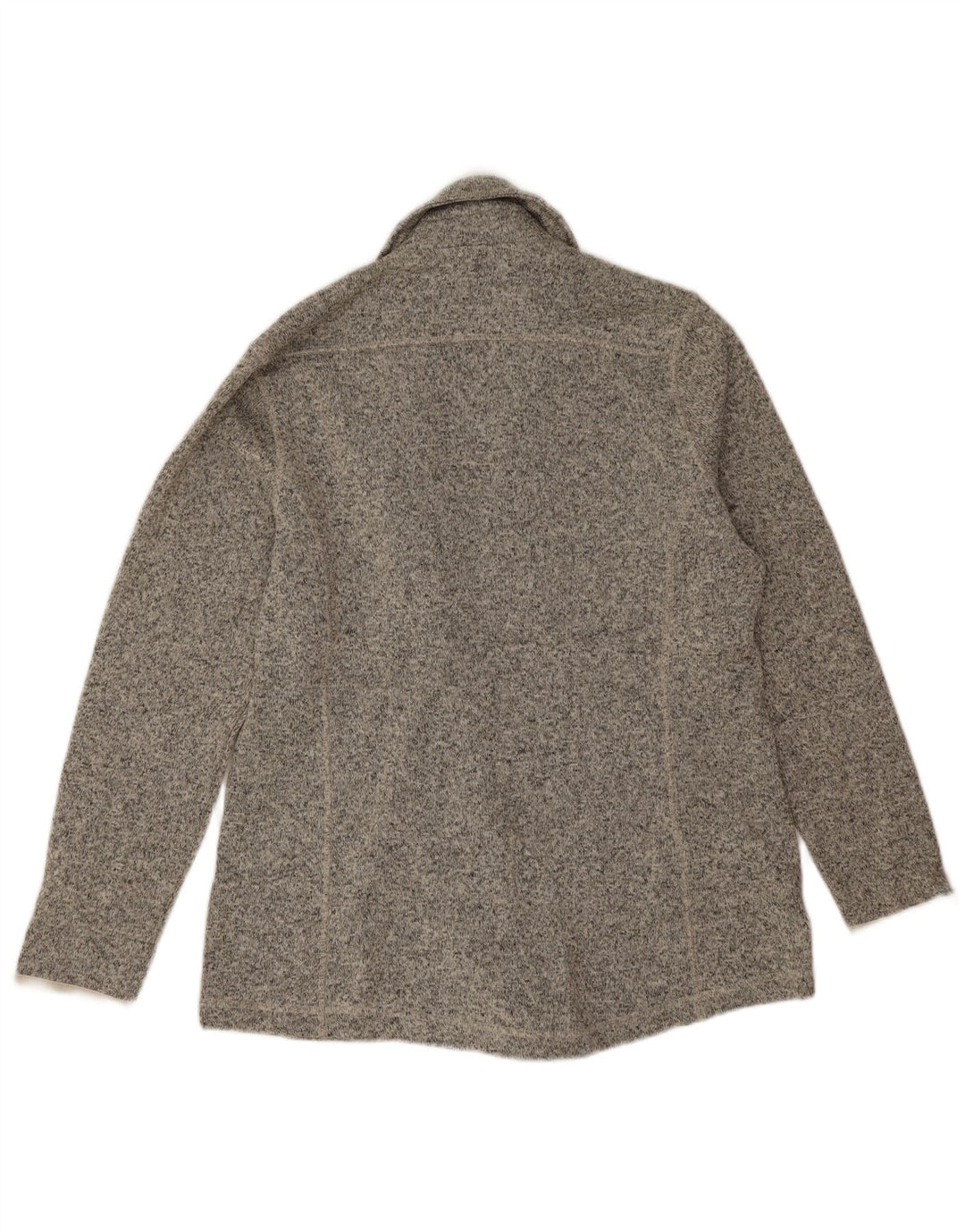 Giacca blazer doppiopetto da donna Eddie Bauer UK 16 grande grigio chiazzato